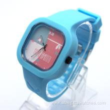 Hot Sale Kids Silicone Quartz Wristband Watch